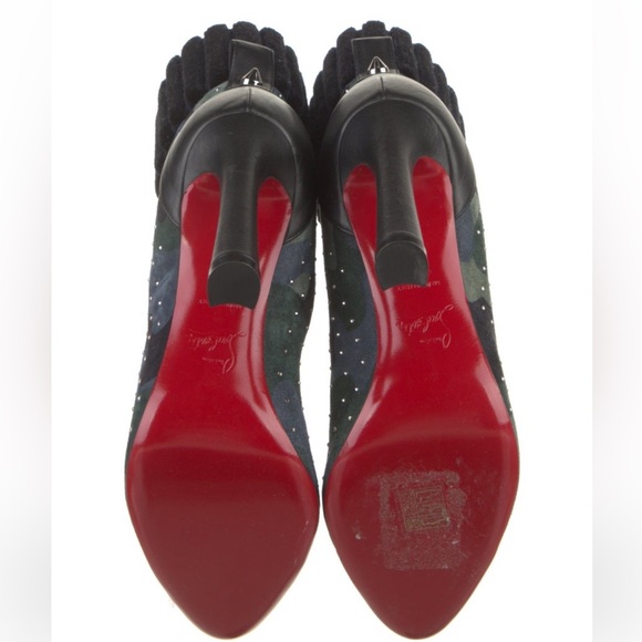 Christian Louboutin Studded Suede Booties - Picture 5 of 5